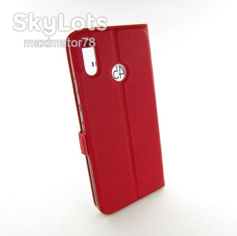 ЧЕХОЛ КНИЖКА ПОДСТАВКА SMART Huawei P Smart Plus (INE-LX1) красный - фото фото фото 1