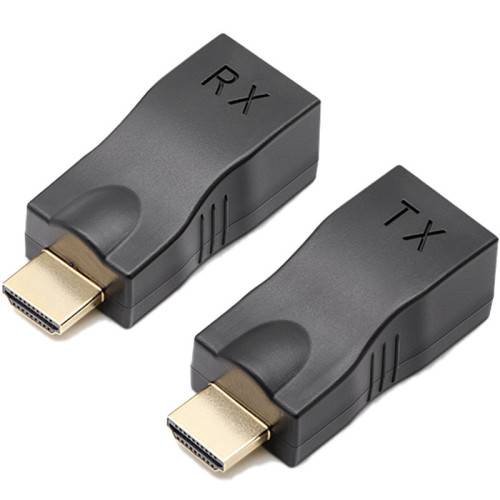 Одноканальный, сетевой удлинитель HDMI  на RJ45 до 30м - фото фото фото 1