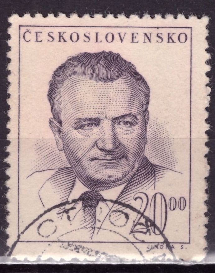 Чехословакия. Президент Клемент Готвальд   (серия) 1948 г. - фото фото фото 0