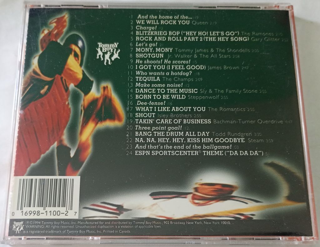 VARIOUS ESPN Presents Jock Rock Volume 1  CD US - фото фото фото 2