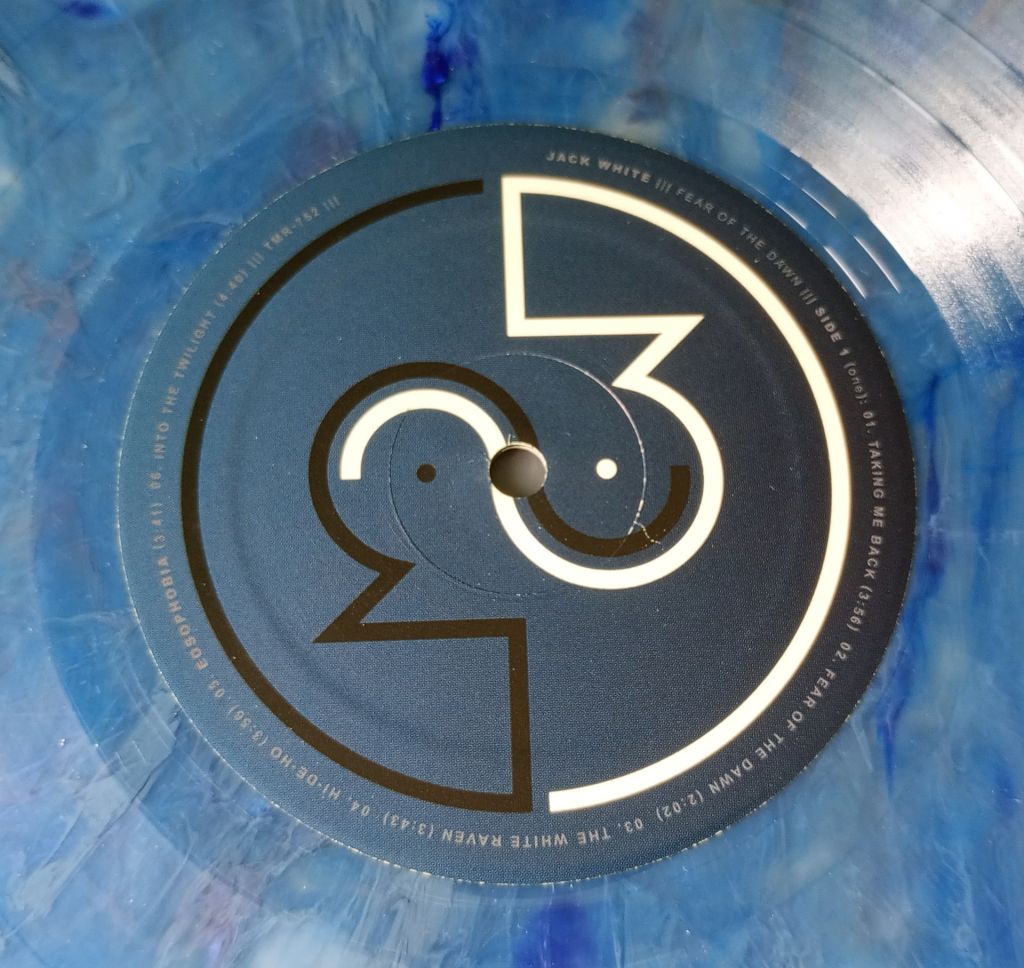 JACK WHITE Fear Of The Dawn LP Blue  (Astronomical Blue) EX+ - фото фото фото 3