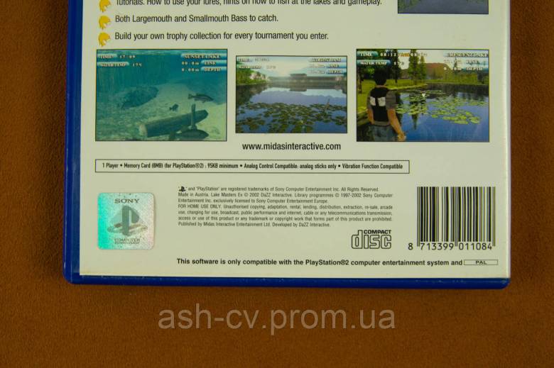 Диск Playstation 2 - Lake Masters EX - фото фото фото 5