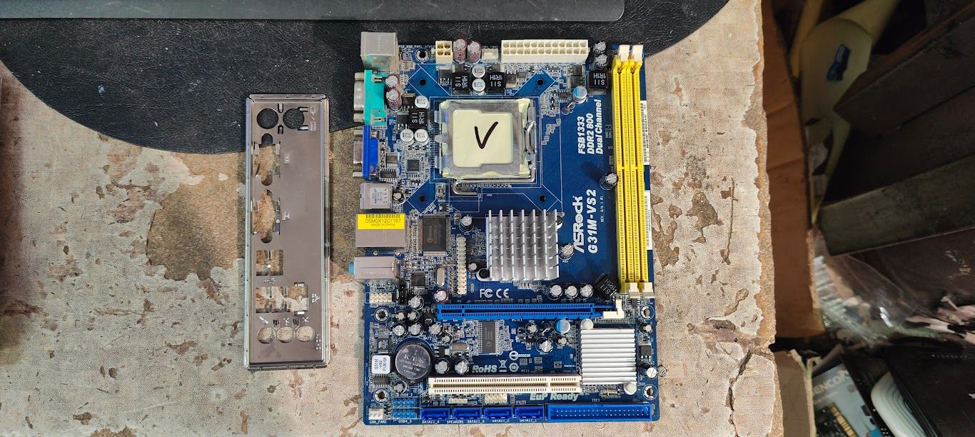 Мат. плата ASRock G31M-VS2 LGA775 G31 PCI-E+SVGA+LAN SATA MicroATX 2DDR2 № 240407107 - фото фото фото 0
