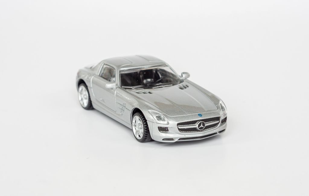 1:43 Mercedes Benz SLS AMG 2010-14  (C197) silver, RAStar - фото фото фото 2