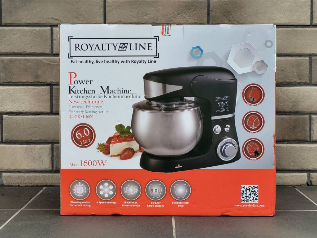 Планетарный миксер,тестомес Royalty Line RL-PKM-1600 1600 Вт - фото фото фото 8
