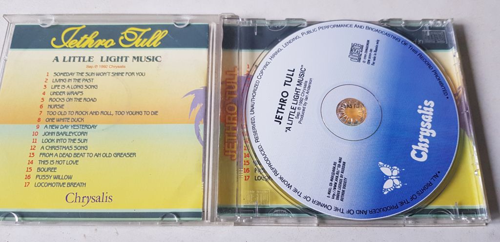 Jethro Tull A Little Light Music - фото фото фото 2