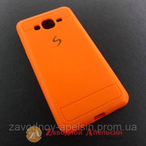 Samsung G530 G531 Grand J2 Prime чехол Creative orange - фото фото фото 0