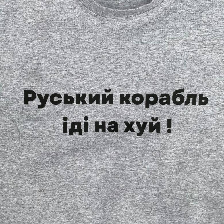 Футболка мужская "Руськая корабли" Intruder серая - фото фото фото 7