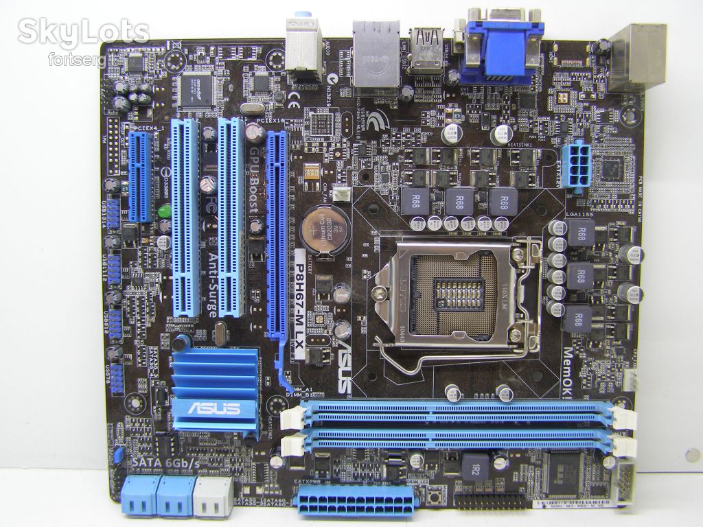 Материнская плата ASUS P8H67-M LX  Socket LGA1155MicroATX 2x DDR3 - фото фото фото 0