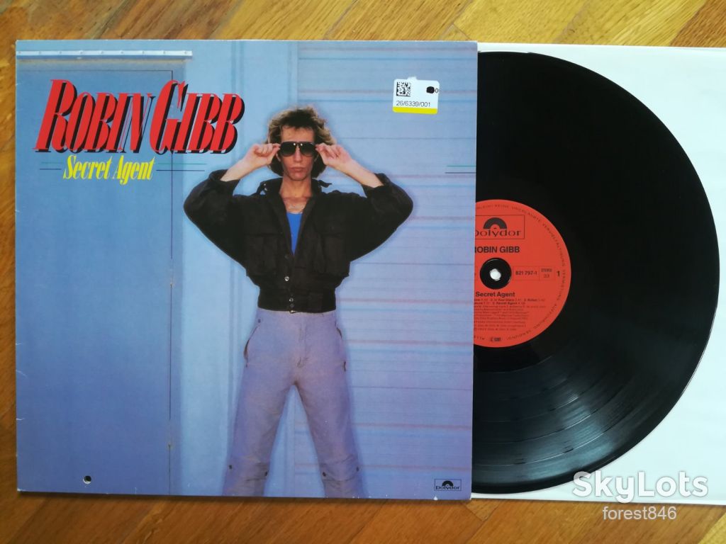Robin Gibb-Secret agent  (глянс. конв.)-NM, Німеччина  (&amp;71) - фото фото фото 0