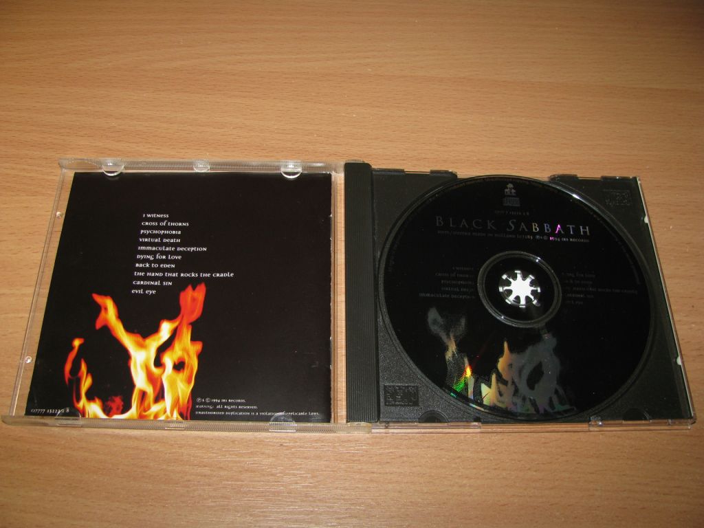 BLACK SABBATH - Cross Purposes    (1994 I.R.S.,1st press,Holland) - фото фото фото 1