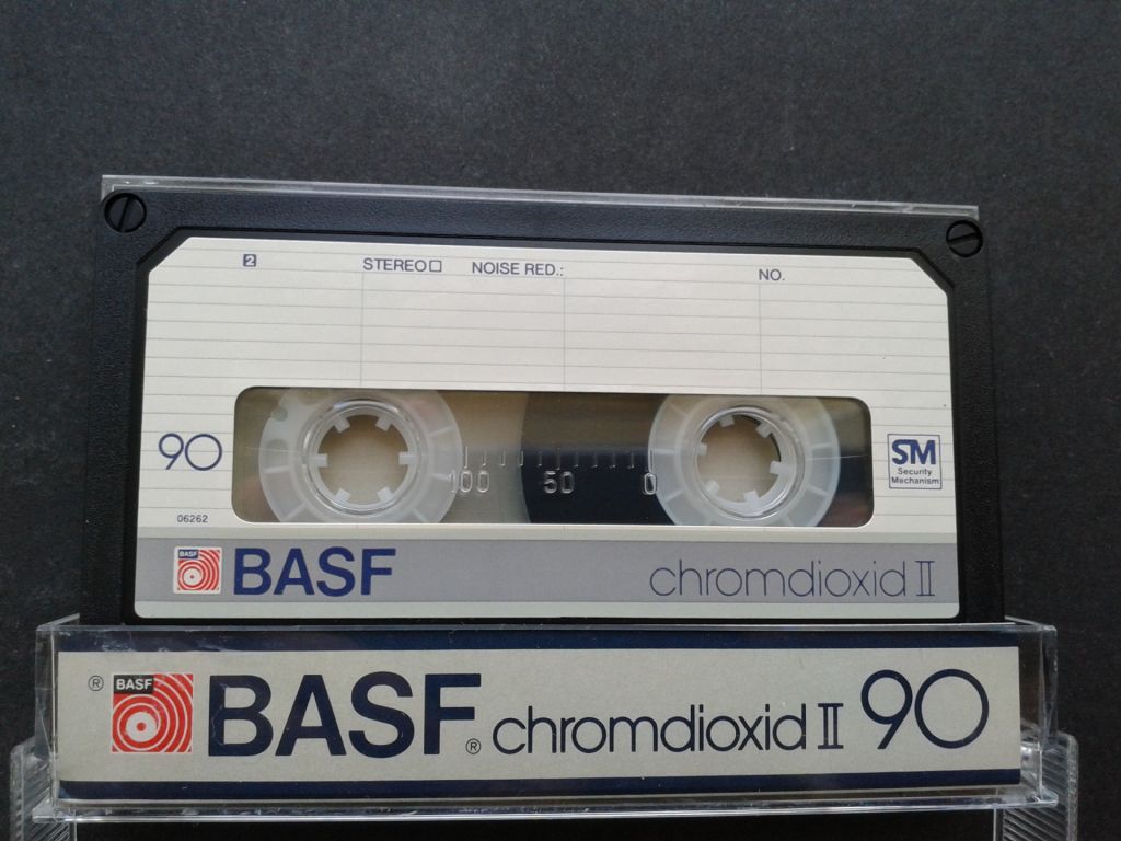 Аудиокассета BASF Chromdioxid II 90 - фото фото фото 0