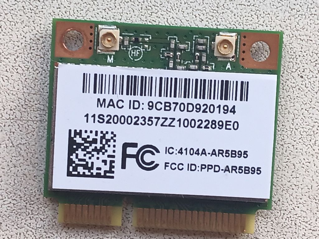 Б/У Wi-Fi карта на Lenovo B570E - фото фото фото 0