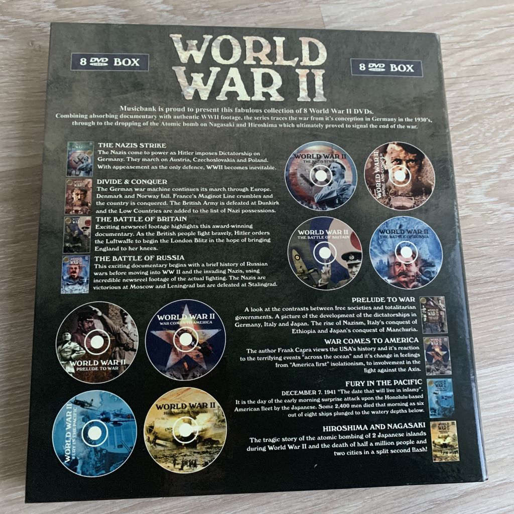 WORLD WAR 2 - ДРУГА СВІТОВА ВІЙНА 2003 Р 8 DVD ДИСКІВ - фото фото фото 2