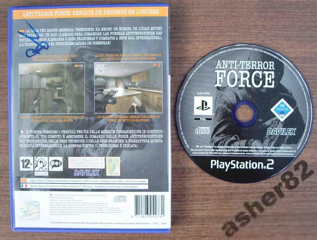 Игра на PS2 "SAS: Anti Terror Force"       (PAL) - фото фото фото 1