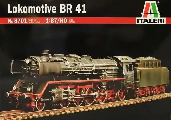 Паровоз BR41. КИТ для сборки. ITALERI 8701 - фото фото фото 0