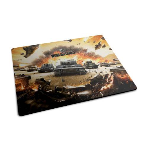 Геймерский коврик World of Tanks с красочным принтом 25х22 см - фото фото фото 1