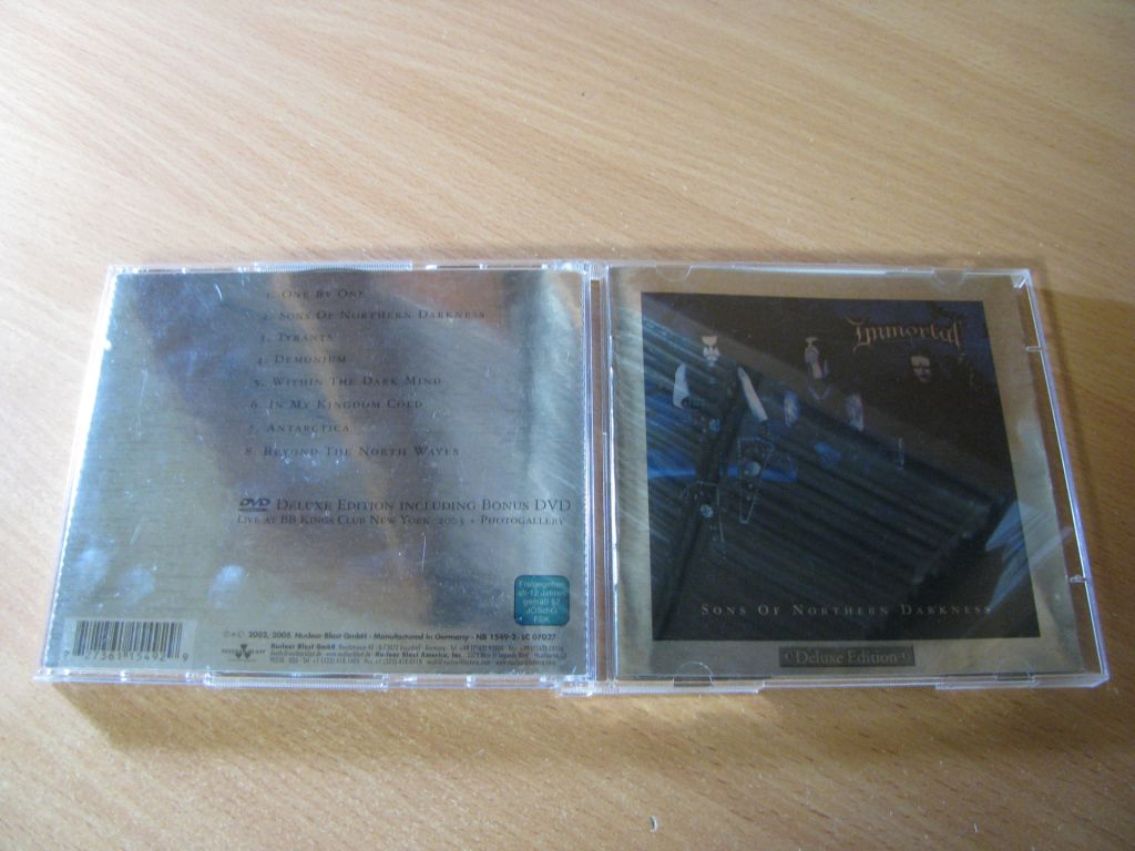 IMMORTAL - Sons Of Northern Darkness  (2005 Nuclear Blast CD/DVD) - фото фото фото 0