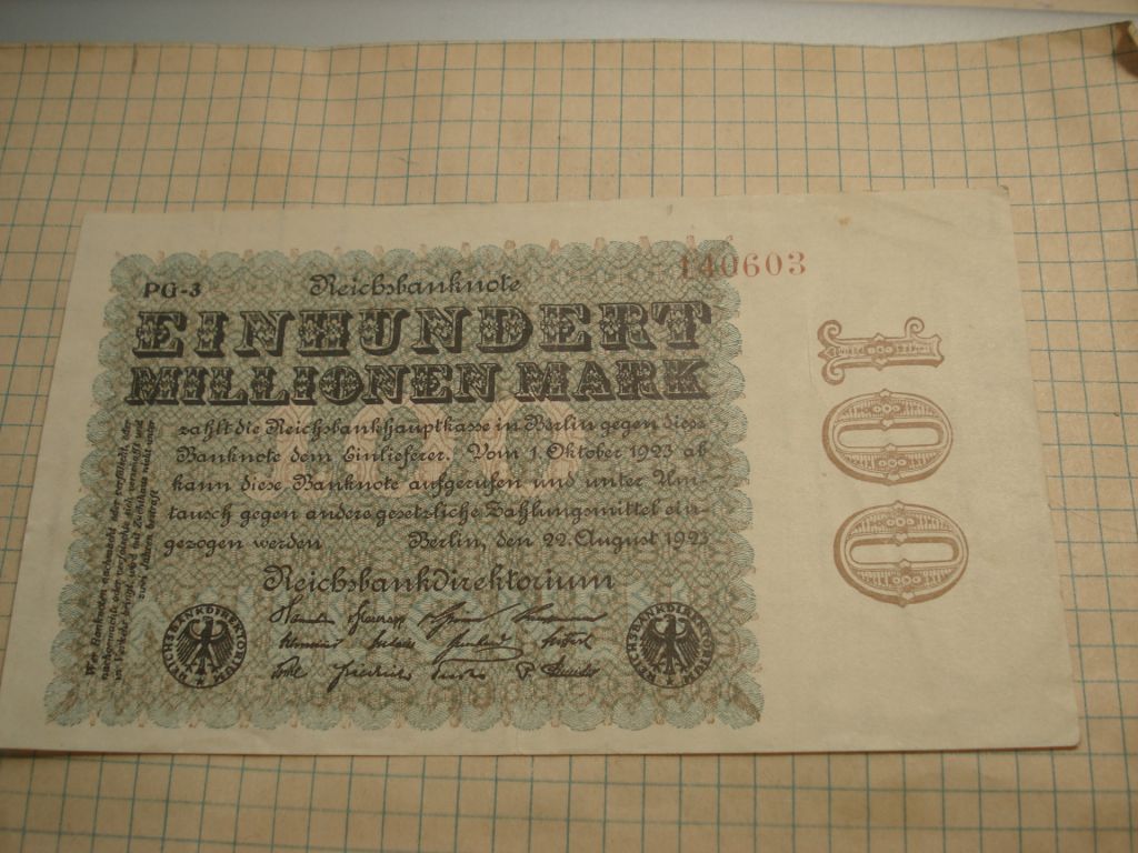 1млн марк 1923 Німеччина - фото фото фото 0