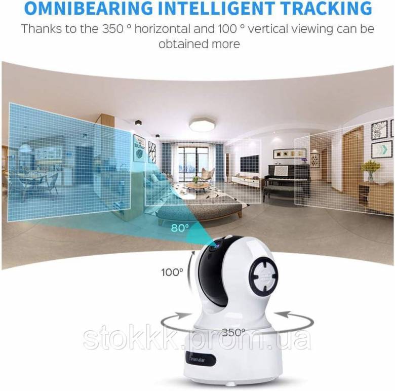 IP-камера Видеоняня PANAMALAR WLAN WIFI 350, FHD Уценка - фото фото фото 5