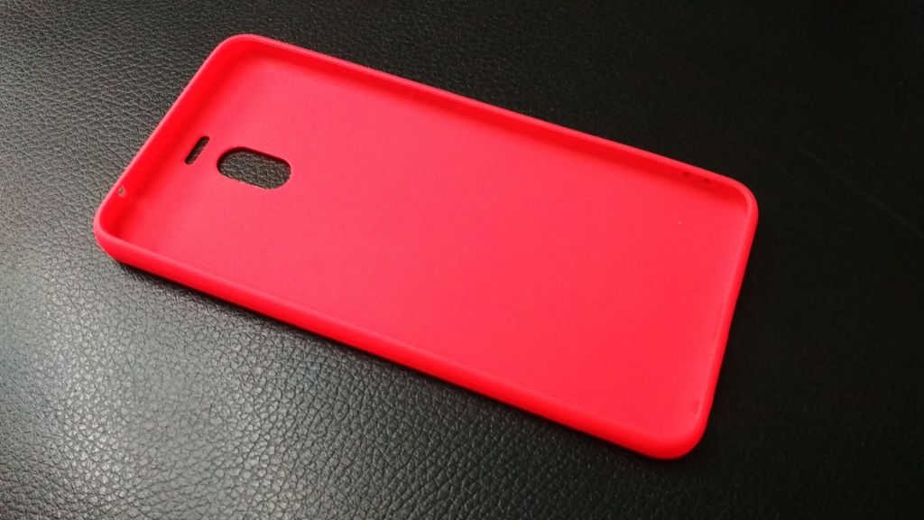 Силиконовый чехол SMTT для Meizu M6 Note red - фото фото фото 3