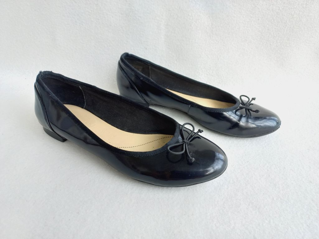Балетки шкіра Clarks, устілка 24,6 см. - фото фото фото 1