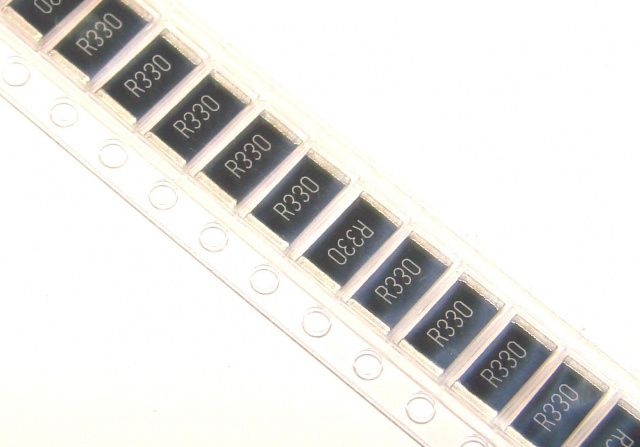 Резистор 2512 SMD 1W 1% R330    1 шт. - фото фото фото 0