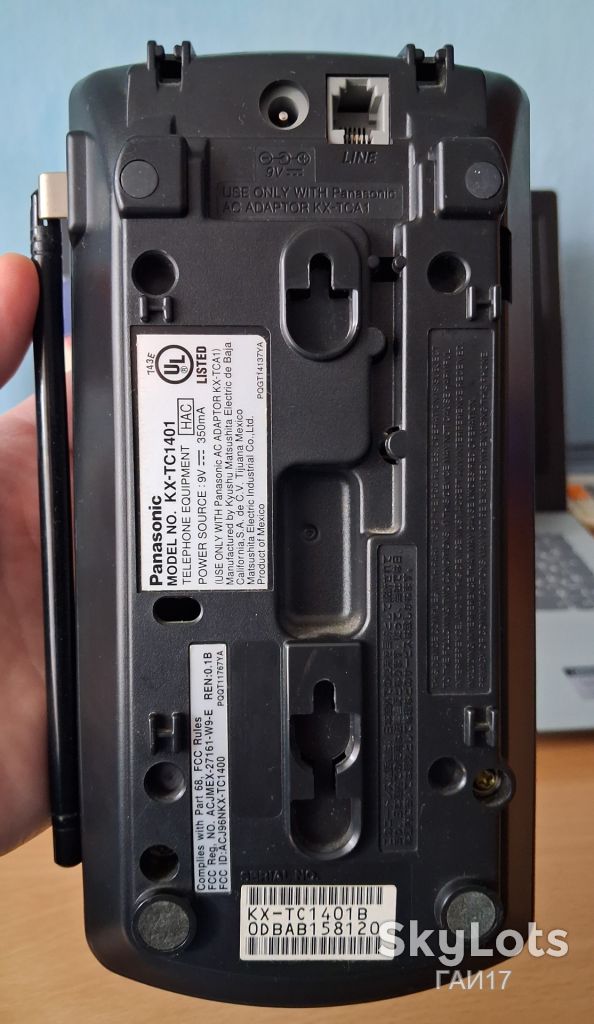 Радиотелефон Panasonic KX-TC1401-Black. - фото фото фото 7