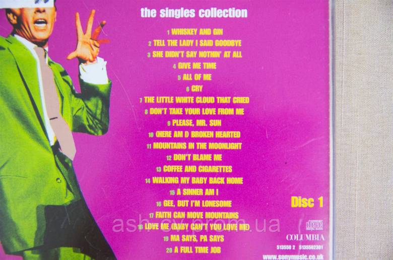 Музичний диск CD. JOHNNIE RAY d1 - фото фото фото 3