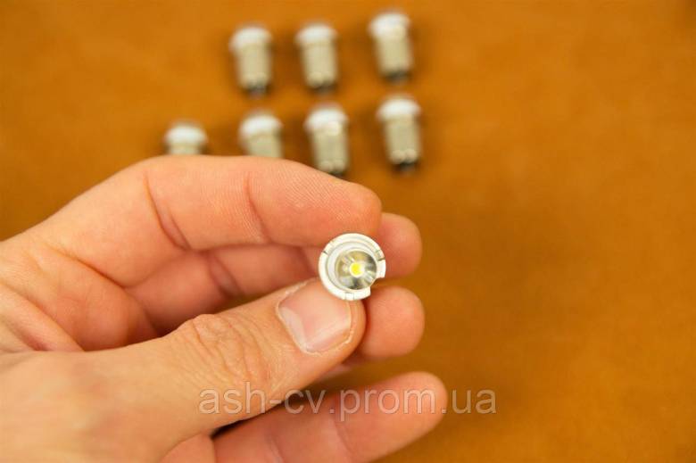 Лампочка, для ліхтарика, 4.5V, 0.5W, LED, P13.5, P13.5S, PR2 - фото фото фото 5