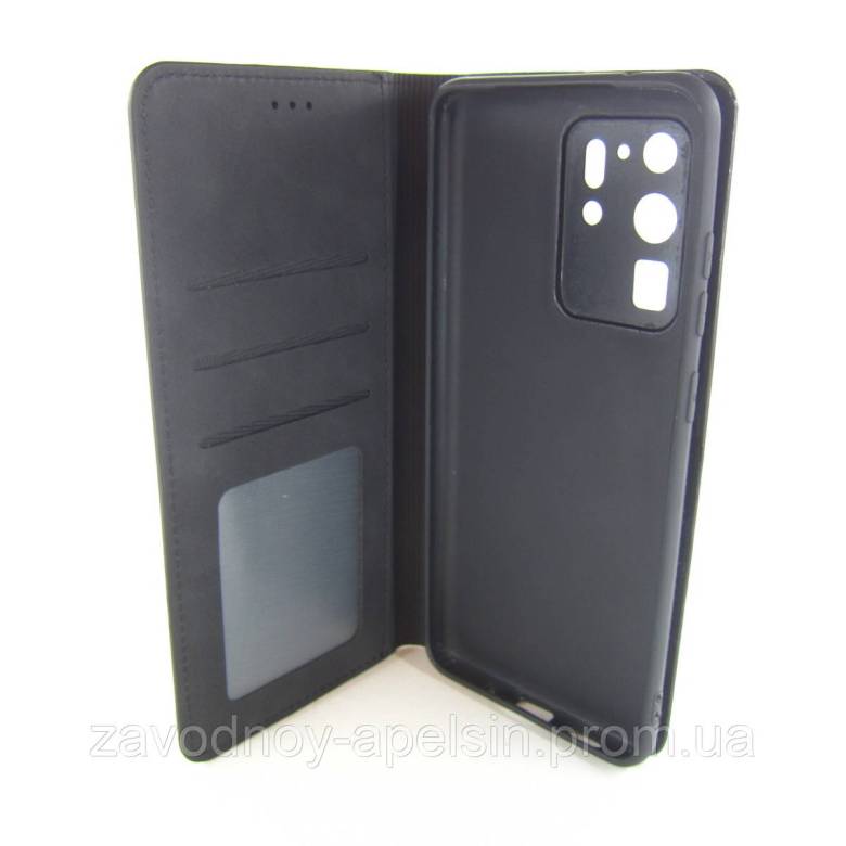 Чехол книжка Samsung G988 S20 Ultra Premium Case (черный) - фото фото фото 1