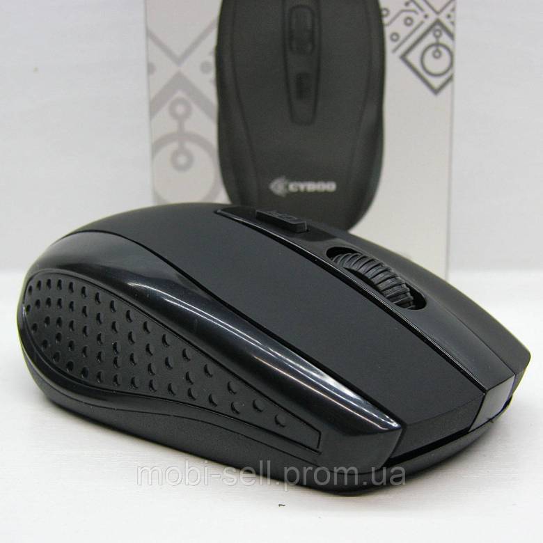 Миша бездротова Cyboo Grey 2.4 GHz Optical Wireless Mouse, 3V / ААA - фото фото фото 0