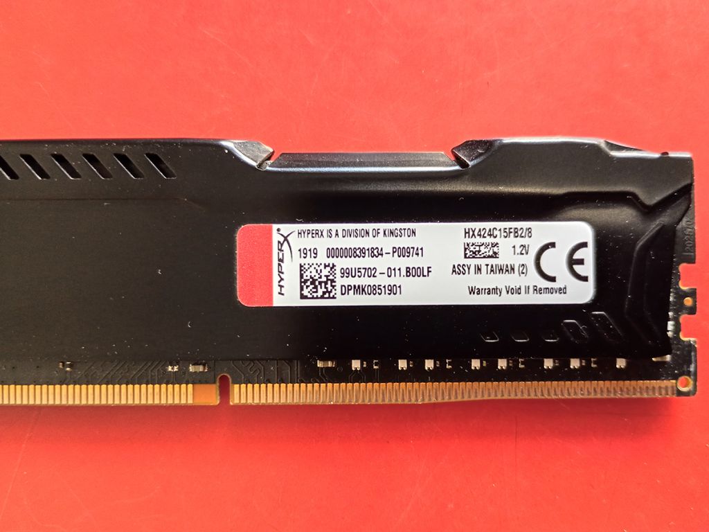 Kingston HyperX 8Gb DDR4 2400 MHz - фото фото фото 2