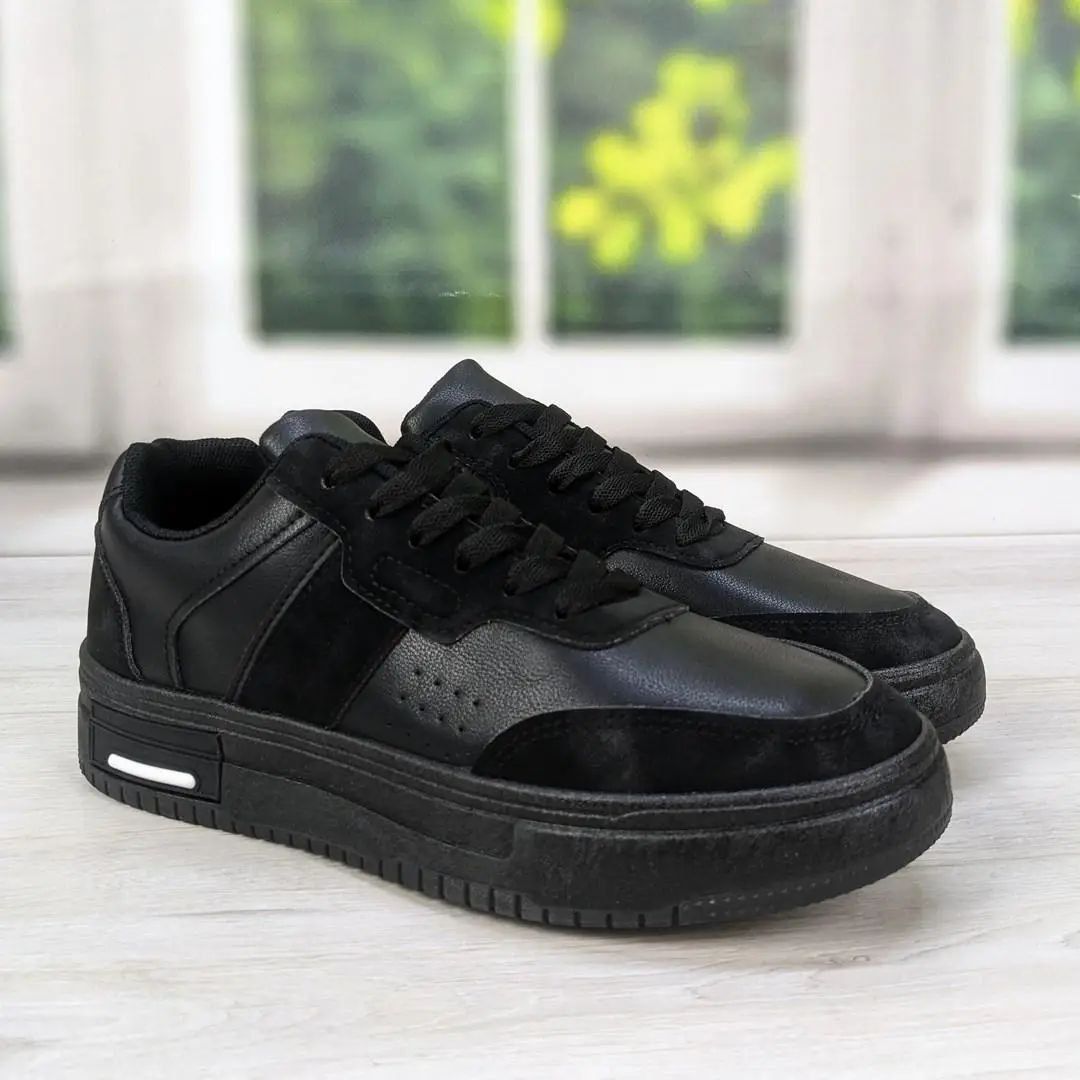 Мужские кроссовки-кеды  черные Swin shoes!  41-45р с  1 грн. - фото фото фото 7