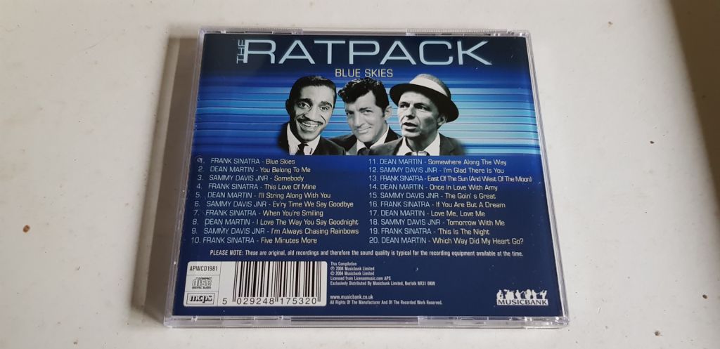 The Ratpack Blue Skies CD фірмовий - фото фото фото 1