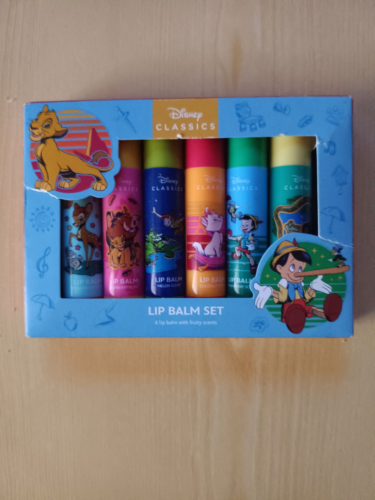 Дитячий набір бальзамів для губ Disney Classics Lip Balm Set - фото фото фото 0