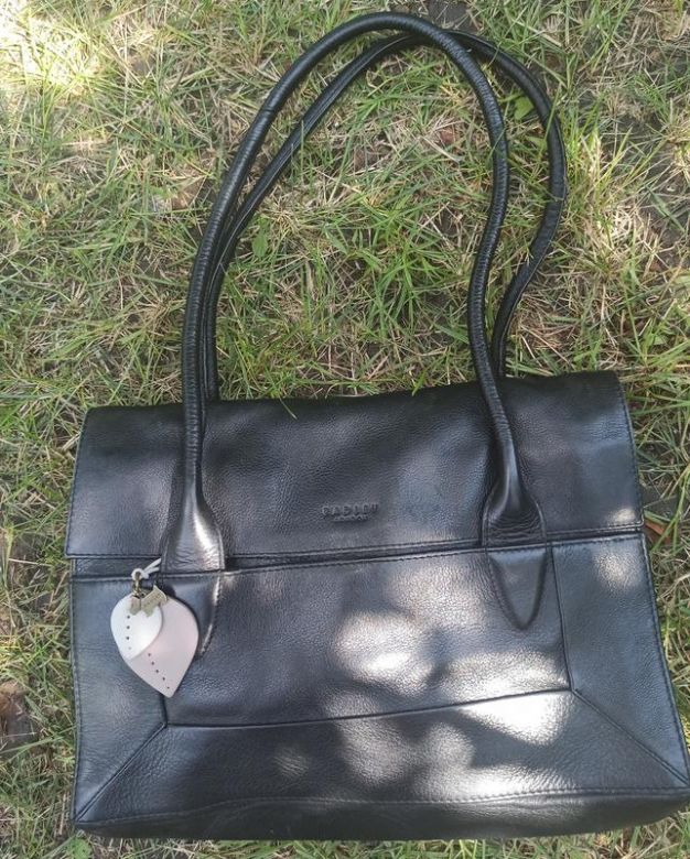 Шкіряна чорна сумка radley - фото фото фото 2