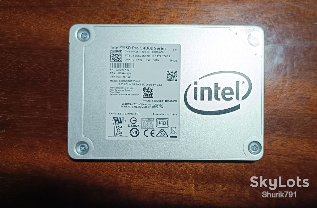 SSD Sata 2.5" 256Gb Intel Pro 5400s - фото фото фото 0