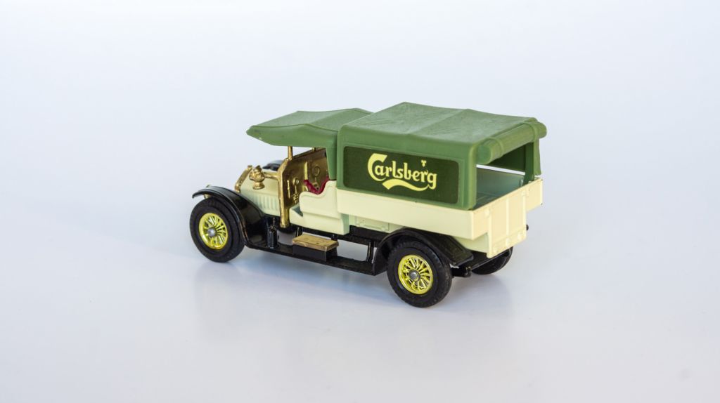 1:47 Crossley 20/25 Tender 1918 Carlsberg, MATCHBOX Y-13 England 1973 - фото фото фото 2