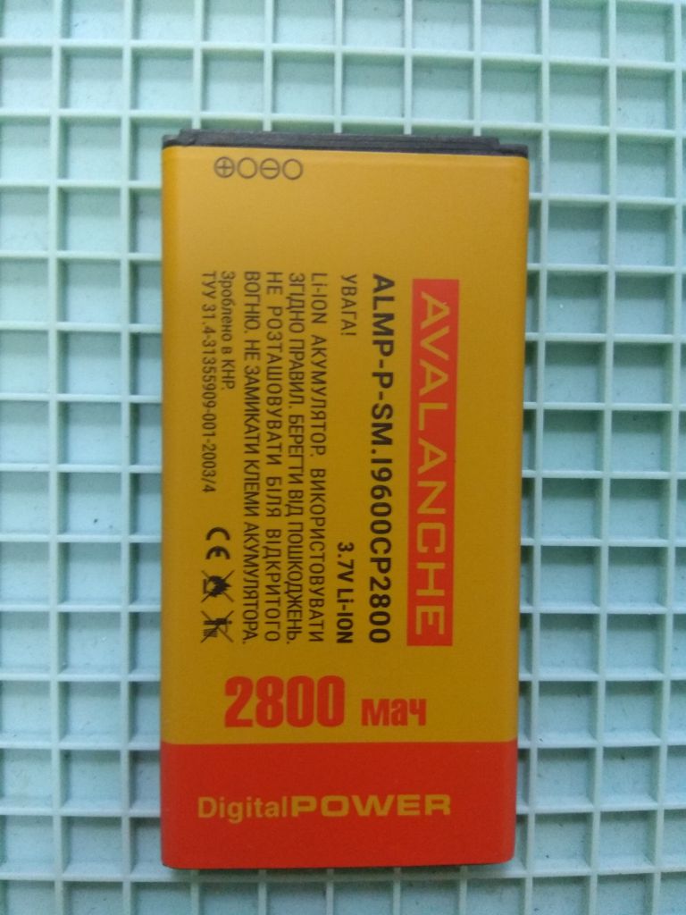 Акумулятор Avalnche Samsung I9600 S5 2800mAh. - фото фото фото 0