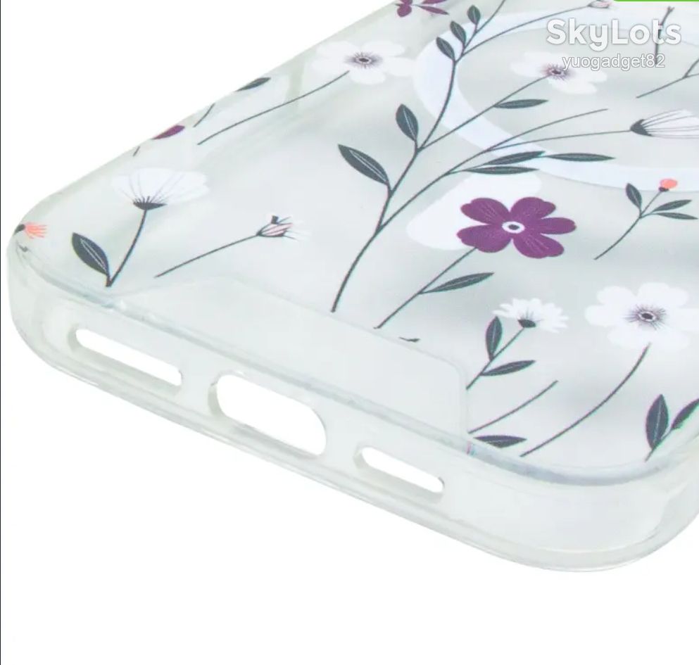 TPU+PC чохол Clear Garden with MagSafe для Apple iPhone 17 Pro  (6.3") - фото фото фото 4