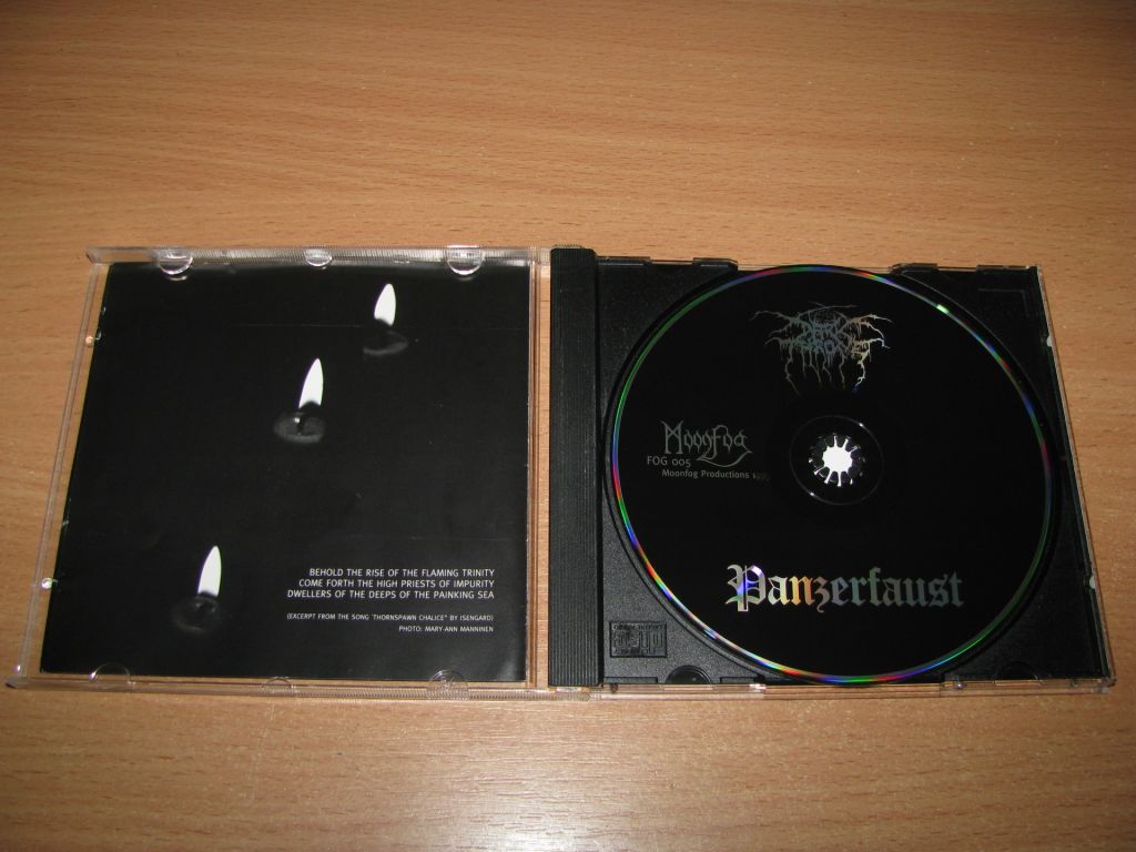 DARKTHRONE - Panzerfaust  (1995 Moonfog 1st press) - фото фото фото 1