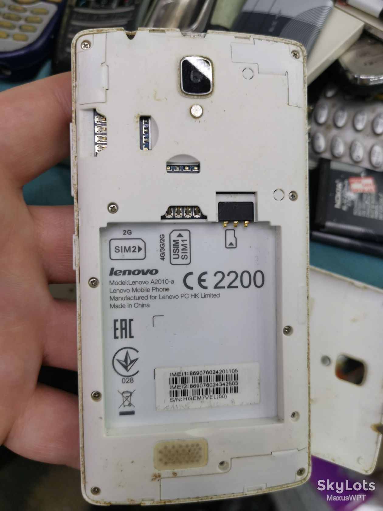 #2279 sklad lenovo a2010 white - фото фото фото 2