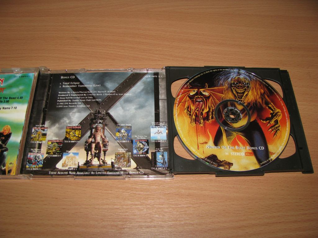 IRON MAIDEN - The Number Of The Beast    (1995 EMI 2CD SET) - фото фото фото 2