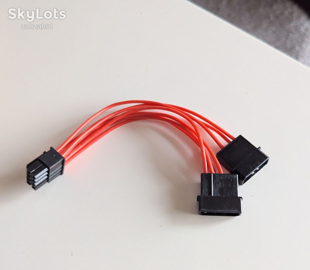 Кабель живлення для відеокарти 2xMolex - 8pin - фото фото фото 0