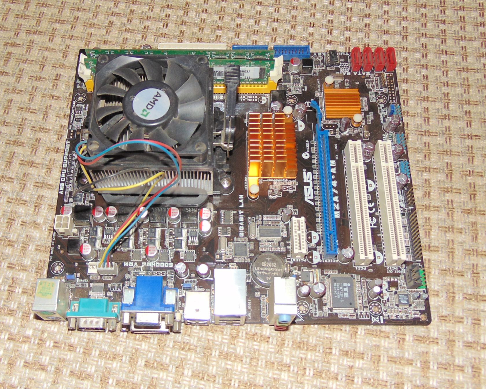 Мат. плата Asus M2A74-AM + AMD Athlon64 X2 5000+ 2Gb DDR2 - фото фото фото 3