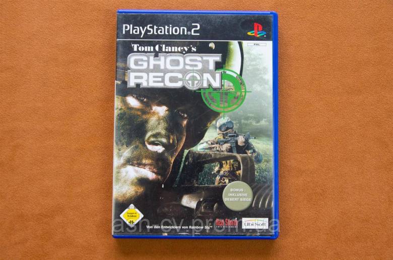 Диск для Playstation 2, гра Tom Clancy&amp;#039;s Ghost Recon - фото фото фото 0