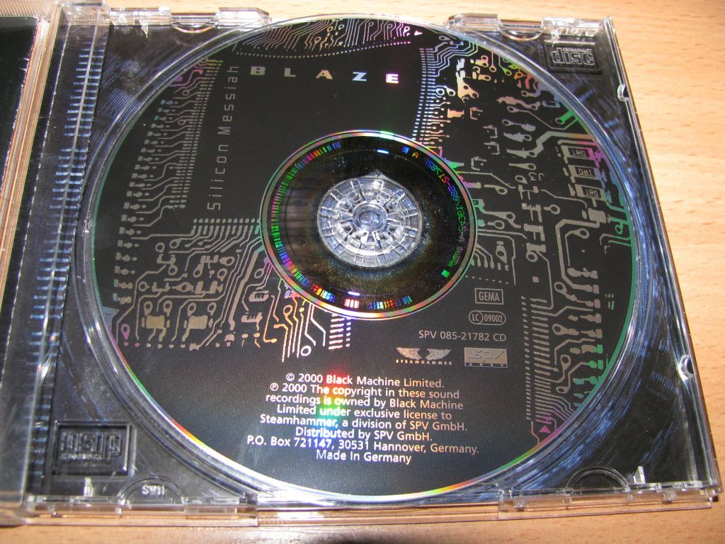 BLAZE - Silicon Messiah   (2000 Steamhammer 1st press) Iron Maiden - фото фото фото 2