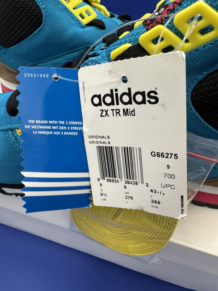 Кроссовки Adidas ZX TR Mid Turquoise  (G66275) US9.5 - фото фото фото 4