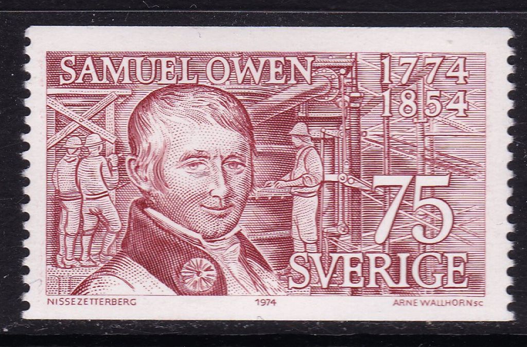 Швеция  1974 г MNH  - личности - механик - фото фото фото 0